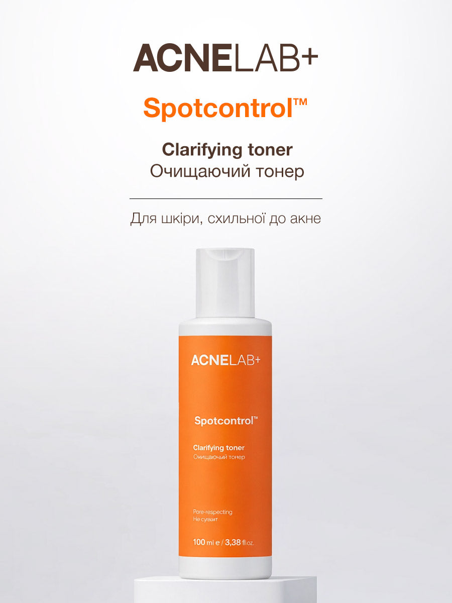 Oчищаючий тонер Spotcontrol Clarifying toner ACNELAB+