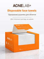 Одноразові рушники для обличчя Disposable face towels ACNELAB+, 30 шт