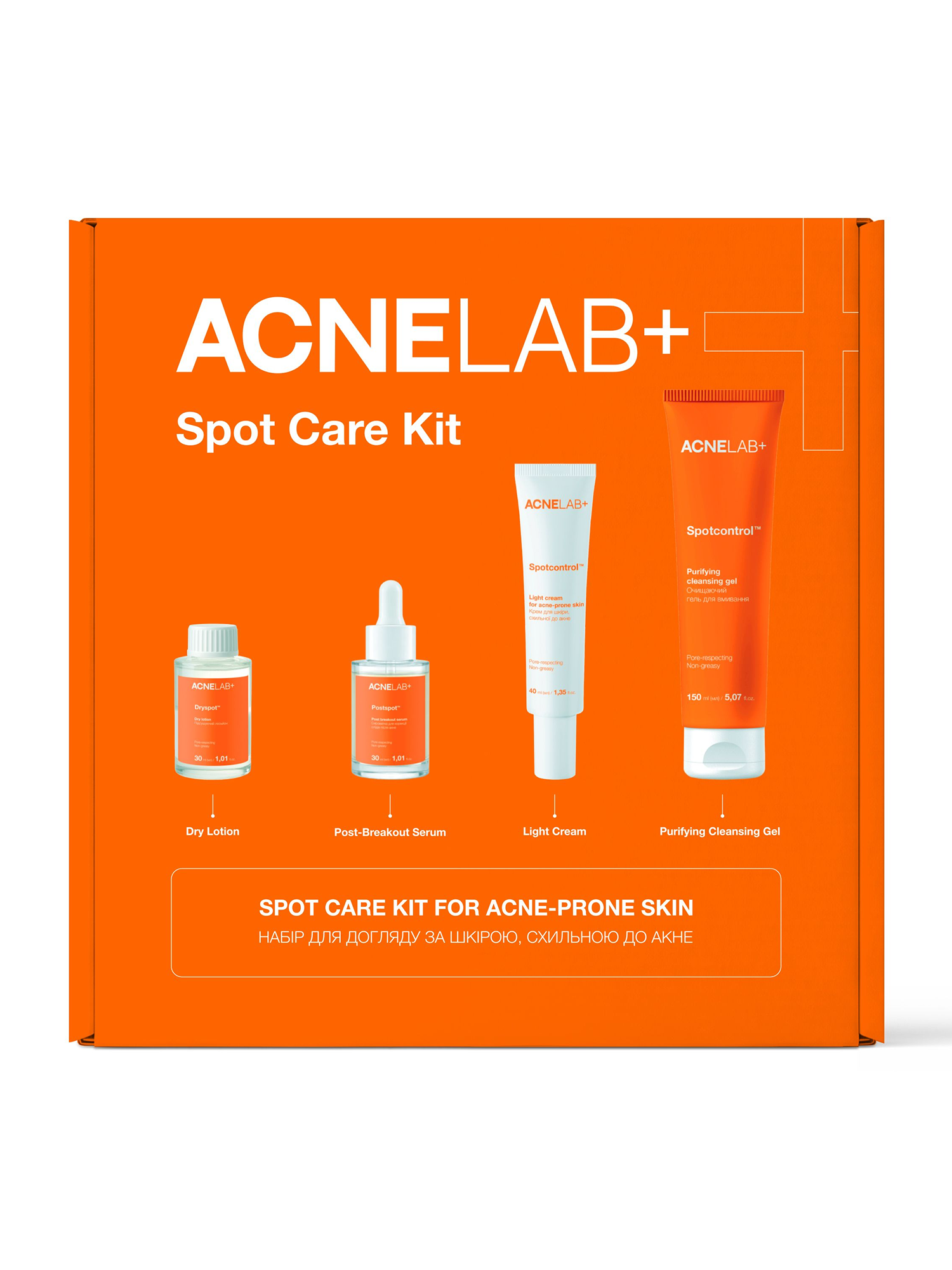 Spot Care Kit ACNELAB+ for Acne-Prone Skin