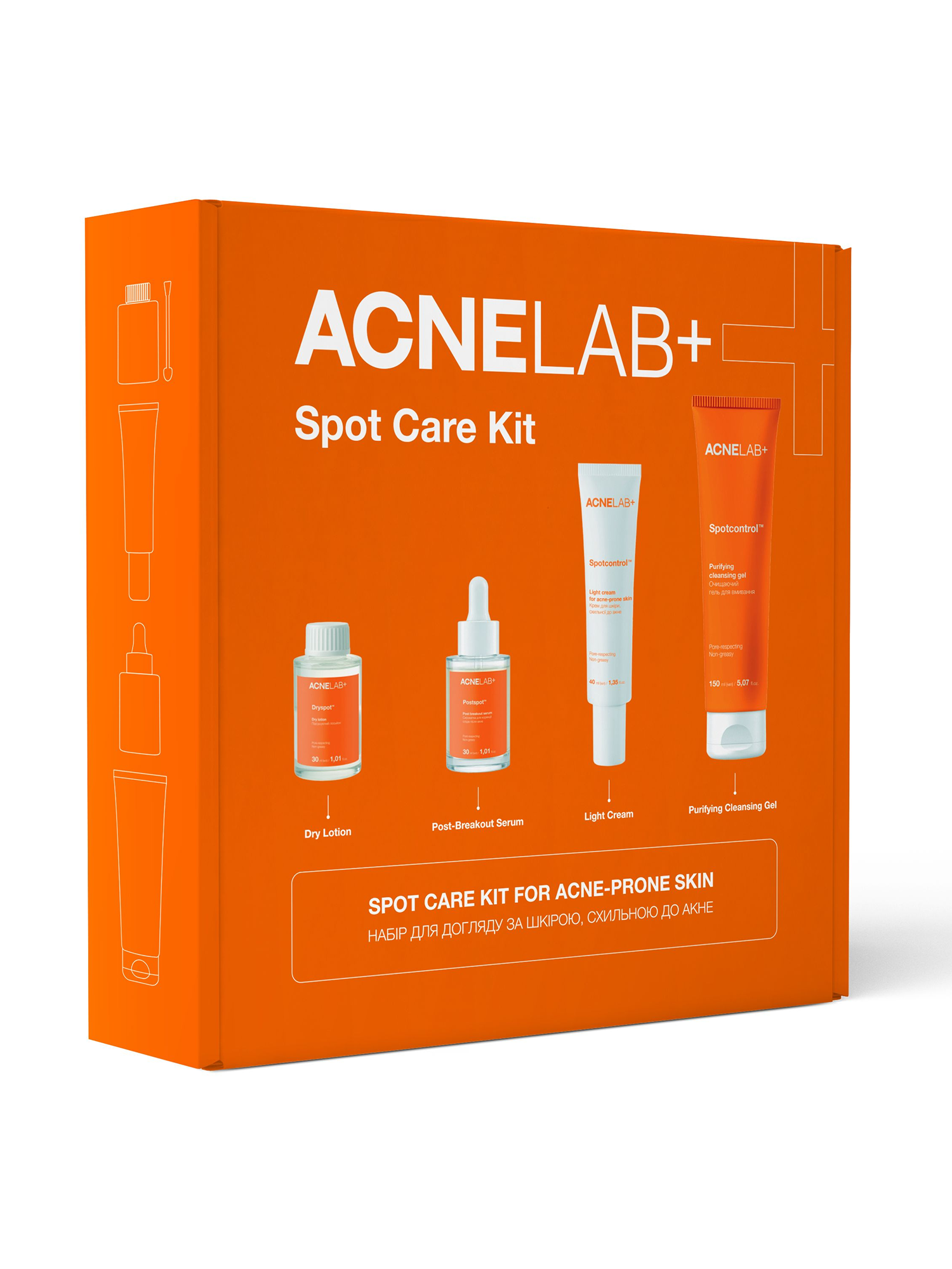 Spot Care Kit ACNELAB+ for Acne-Prone Skin