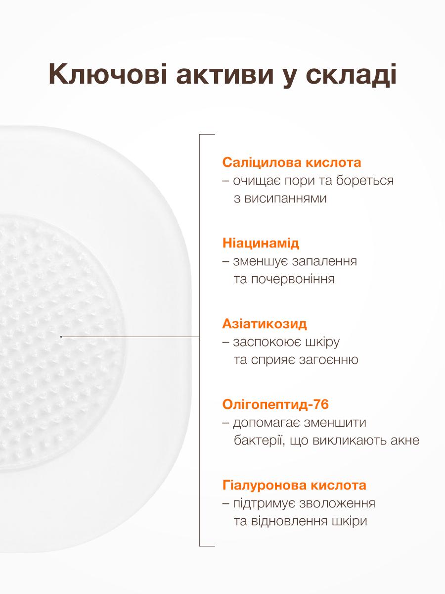 Точкові патчі з мікроголками Spotless Microdarts patches ACNELAB+, 9 шт.