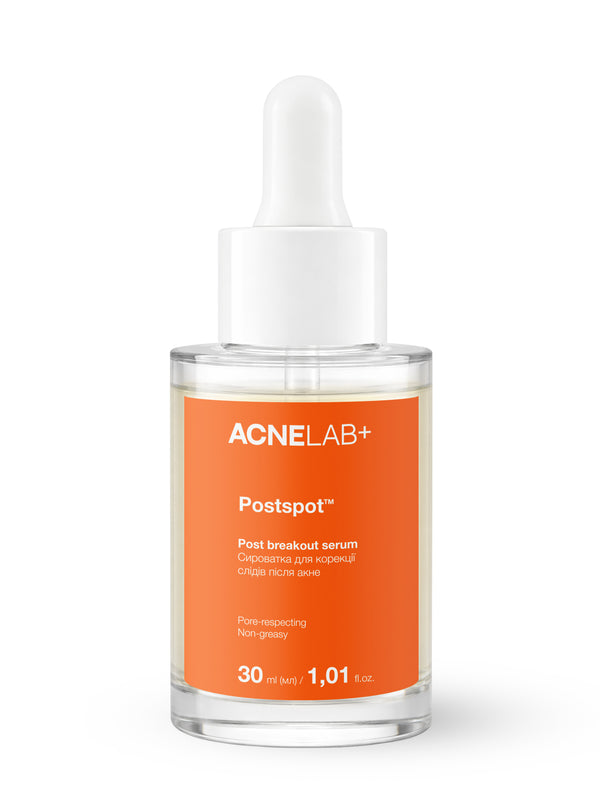 Сироватка для корекціїї слідів після акне Postspot Post breakout serum ACNELAB+