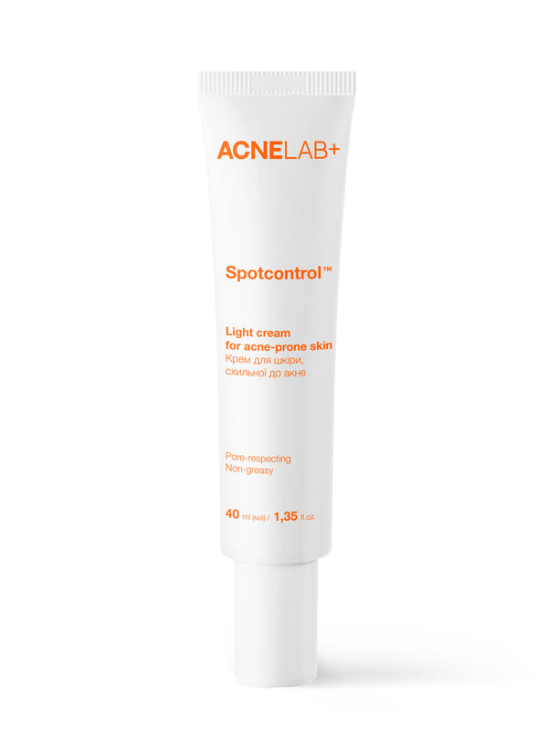 Крем для шкіри, схильної до акне Spotcontrol Light cream for acne-prone skin ACNELAB+